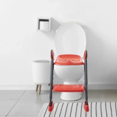 BabyJem Basamaklı & Katlanır Klozet Adaptörü, Mercan