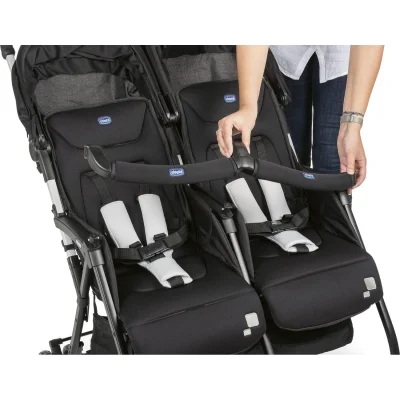 Chicco Ohlala Twin İkiz Bebek Arabası, Black Night