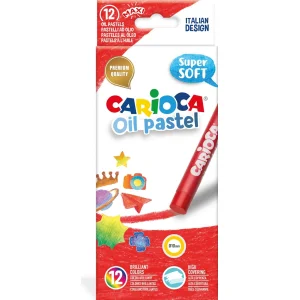Carioca Yağlı Pastel Boya Kalemi, 12'li