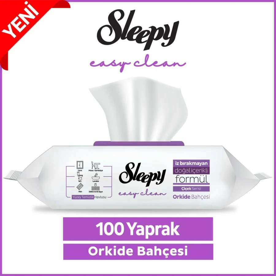 Sleepy Yüzey Temizlik Havlusu, Adet Orkide