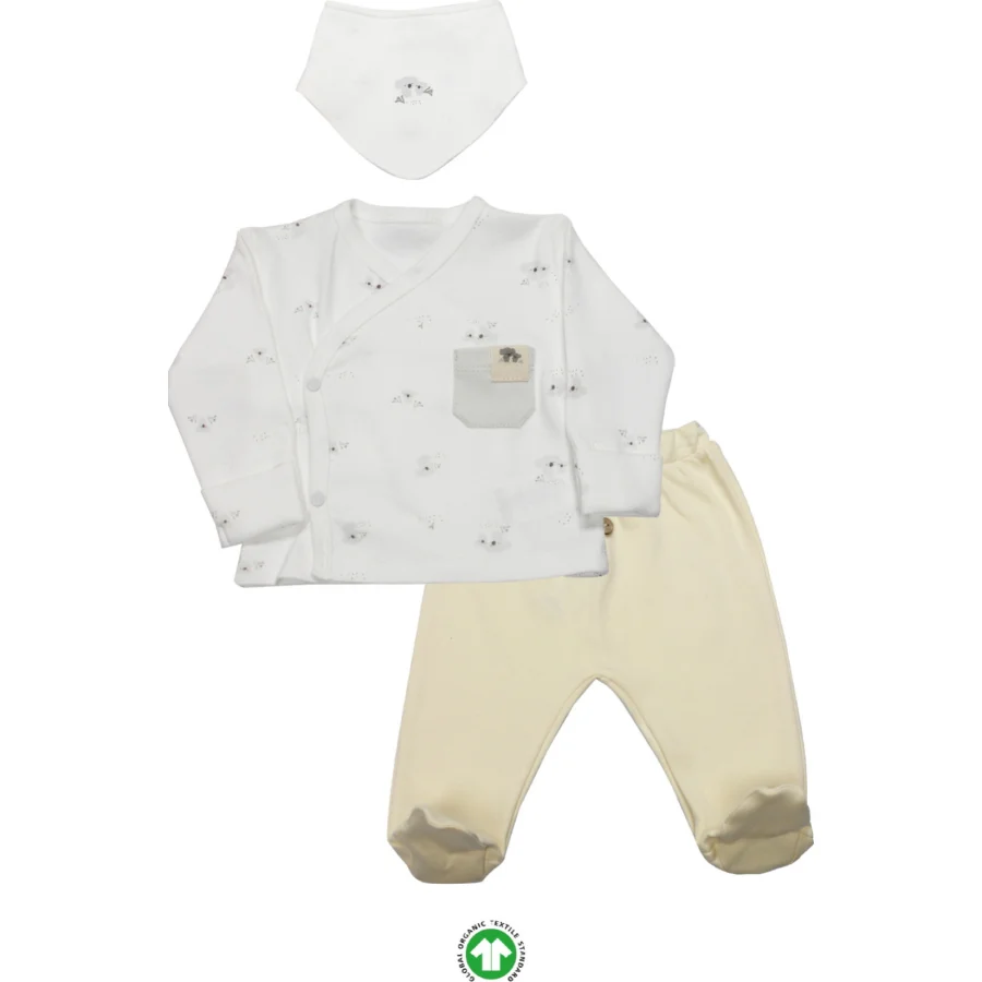 Bistyle Zıbın Takım Little Koala, 3'lü, Gri