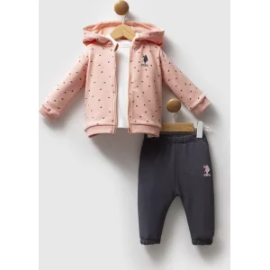 U.S. Polo Assn Takım, 3'lü, Somon