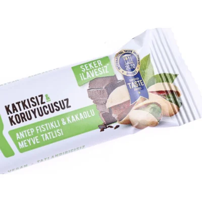 Züber Meyve Barı, 40 g, Antep Fıstıklı ve Kakaolu