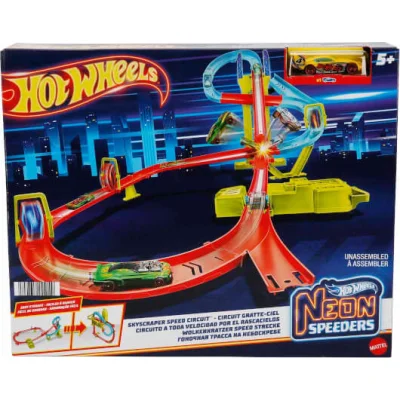 Hot Wheels Neon Yarışlar Çoklu Yarış Heyecan Pist Seti