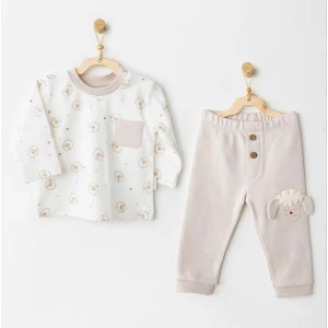 Andywawa Tinny S Sheeps Takım, 2'li, Bej