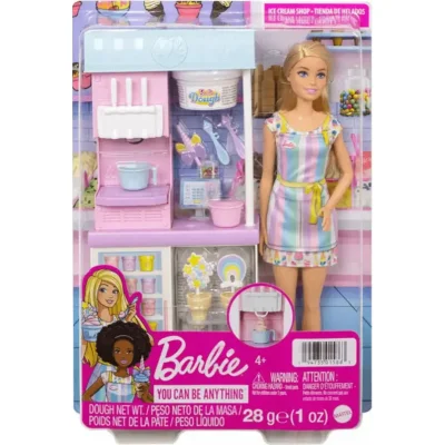 Barbie Dondurma Dükkanı Oyun Seti