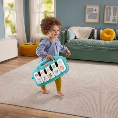 Fisher Price Sesli ve Işıklı Neşeli Hayvanlar Piyanolu Oyun Halısı