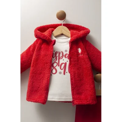 U.S. Polo Assn Takım, 3'lü, Kırmızı