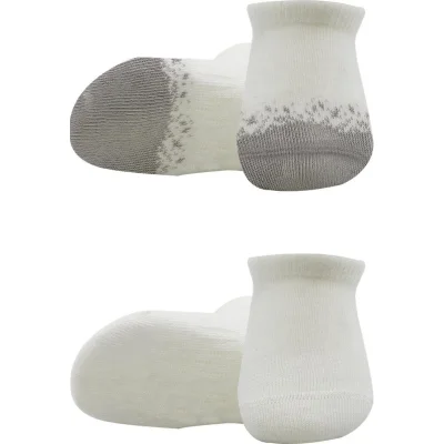 Bistyle Penye Sneakers Çorap, 2'li, Ekru, Gri