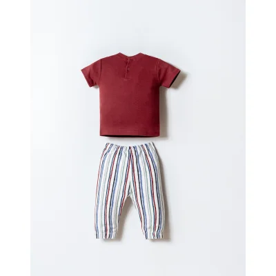 U.S. Polo Takım, 2'li, Bordo