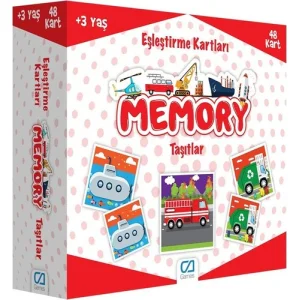 Games Eşleştirme Kartları Taşıtlar, 48 Kart