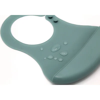 BabyJem Mini Silikon Önlük, Latte