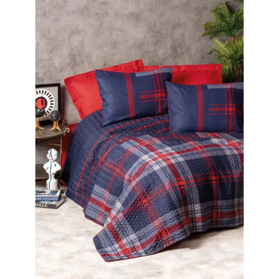 Cotton Box Masculine Ranforce Complete Set Tek Kişilik Abel, Kırmızı