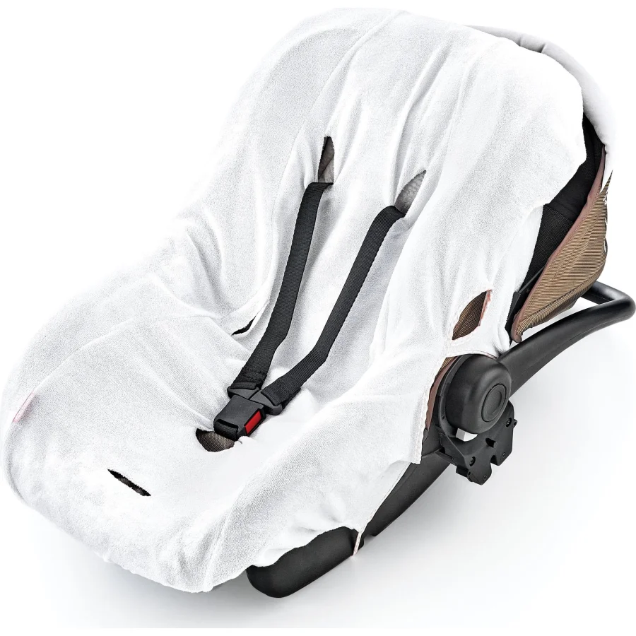 BabyJem Örme Havlu Ana Kucağı Kılıfı, Beyaz