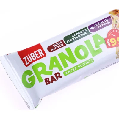 Züber Granola Bar, 25 g, Antep Fıstıklı