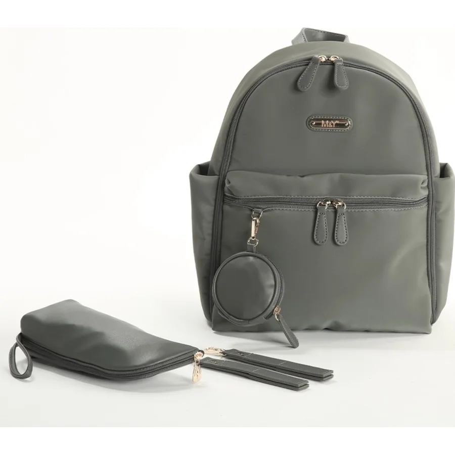 M&Y Diamond Anne Bebek Bakım Sırt Çantası, Gri