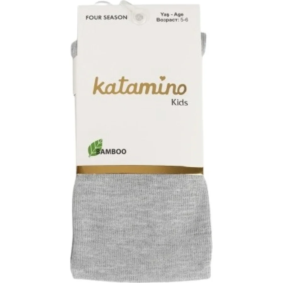 Katamino Mirabel Kız Bambu Külotlu Çorap, Gri