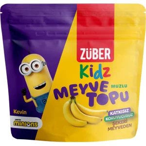Züber Kidz Meyve Topu, 42 g, Muz