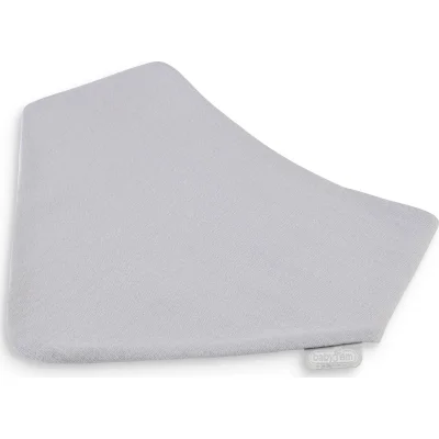 BabyJem Silikon Diş Kaşıyıcılı Müslin Önlük, Gri