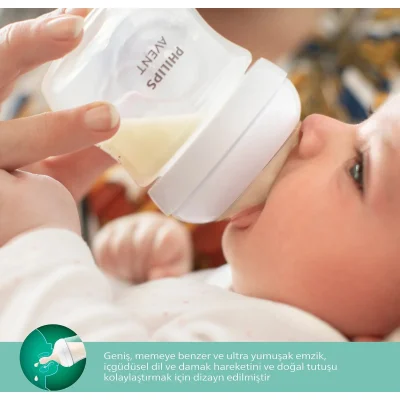 Philips Avent Doğal Tepkili Natural Response Cam Biberon, 120 ml, 0+ Ay