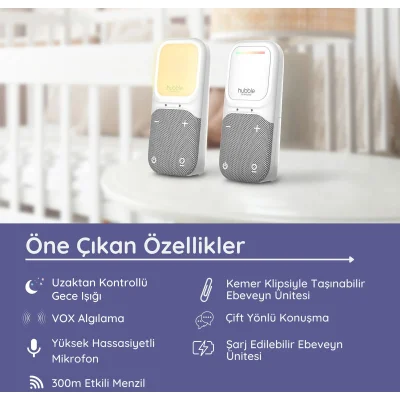 Hubble Sense Glow Dijital Bebek Telsizi