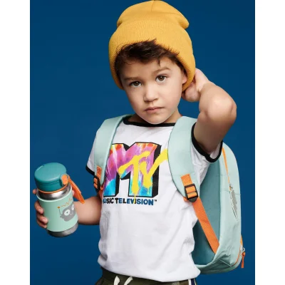 Skip Hop Pipetli Paslanmaz Çelik Suluk, 350 ml, Robot