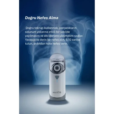 Direct Nexus Taşınabilir Mesh Hava Makinesi Nebulizatör