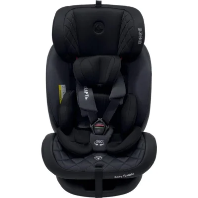 Kraft Easy Rotate İsofixli 0-36 kg Oto Koltuğu, Siyah
