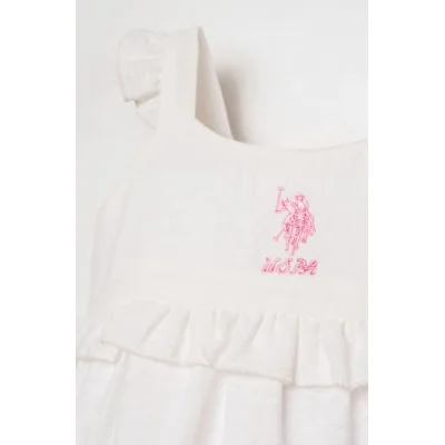 U.S. Polo Elbise, Beyaz