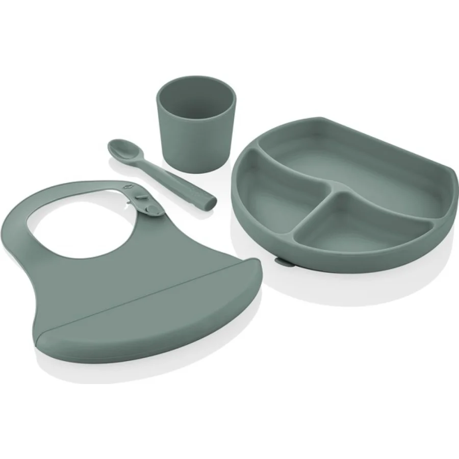 BabyJem Silikon Beslenme Seti, Mint
