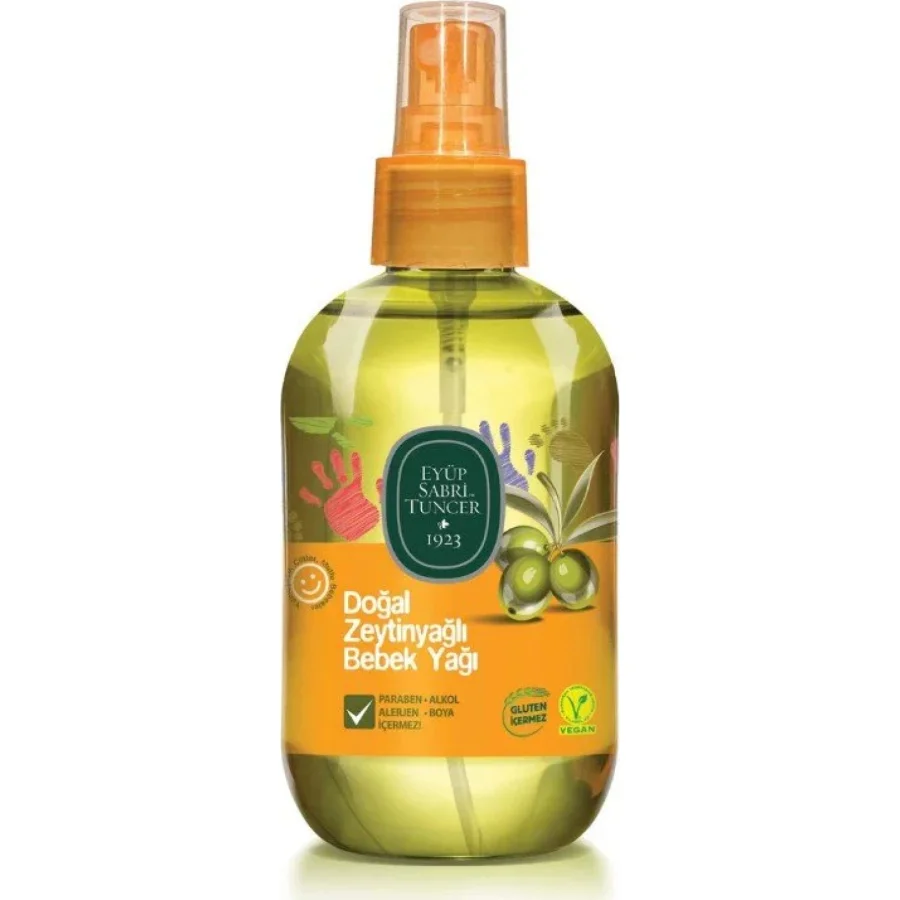 Eyüp Sabri Tuncer Doğal Zeytinyağlı Bebek Yağı, 280 ml