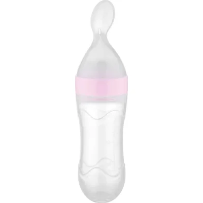 BabyJem Sıkmalı Kaşık, Pembe