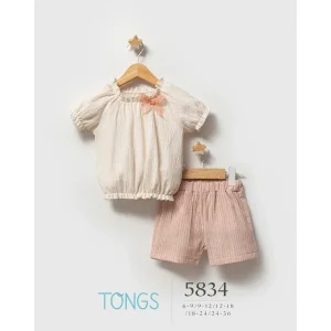 Tongs Penolope Takım, 2'li, Pembe