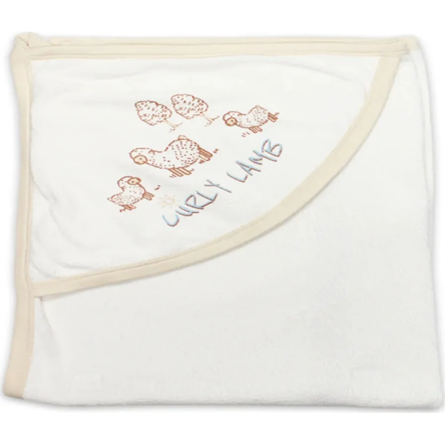 Bistyle Curly Lamb Tulum 15108 Bej Mavi Ekru