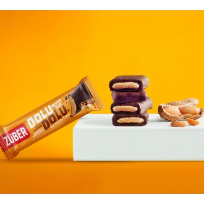 Züber Dolu Dolu Fıstık Ezme Meyve Bar 30 Gr