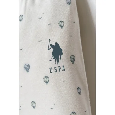 U.S. Polo Gömlek Pijama Takımı, Beyaz