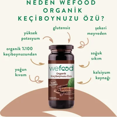 Wefood Organik Keçiboynuzu Özü, 315 g