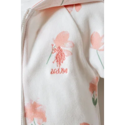 U.S. Polo Takım, 3'lü, Beyaz, Pudra