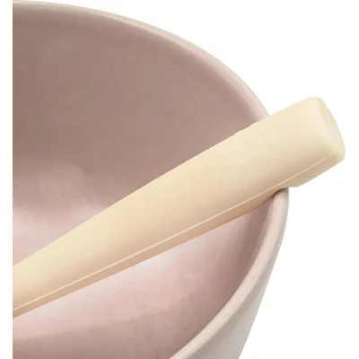 BabyJem Silikon Kaşık, Ekru