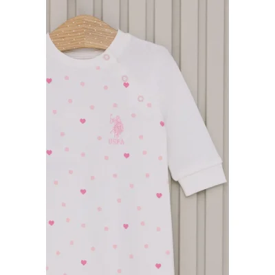 U.S Polo Bebek Tulum USB2105 Krem