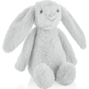 BabyJem Uyku Arkadaşım, Oturabilen Tavşan, 30 cm, Gri