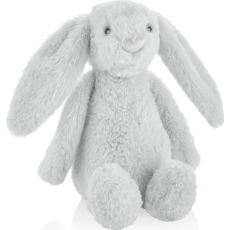 BabyJem Uyku Arkadaşım, Oturabilen Tavşan, 30 cm, Gri