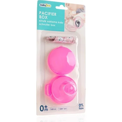 BabyJem Emzik Saklama Kabı, Pembe