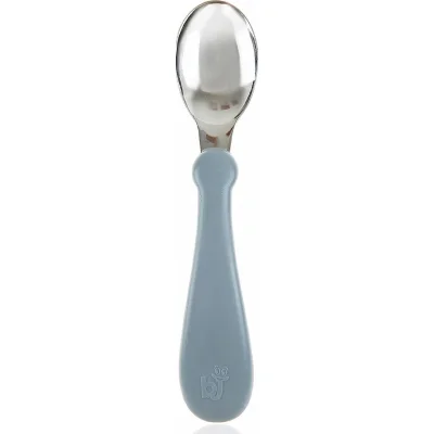 BabyJem Paslanmaz Çelik Çatal Kaşık Seti, Gri