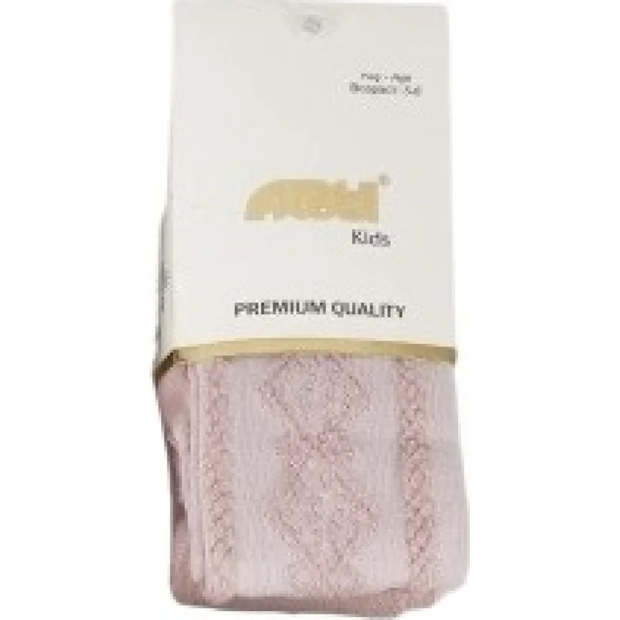 Artı Seylan Kabartma Kız Külotlu Çorap, Asorti