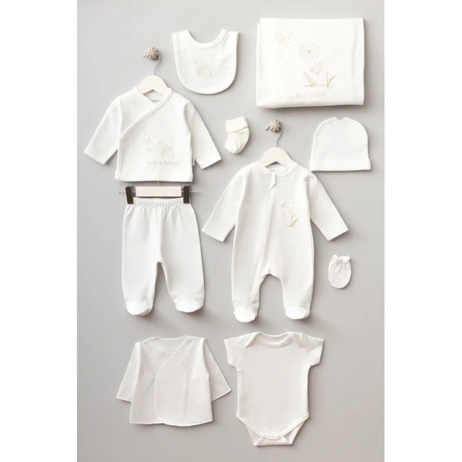 Bebitof Uğur Böceği Hastane Çıkışı, 10 Parça, Somon