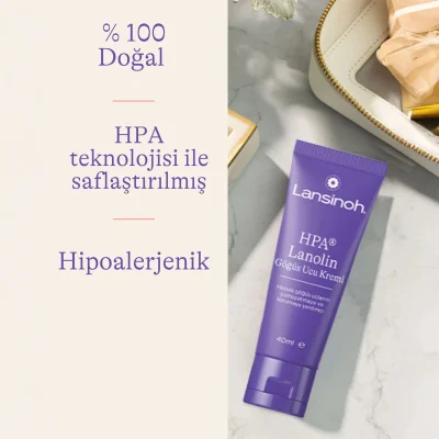 Lansinoh Lanolin Göğüs Ucu Kremi, 40 ml
