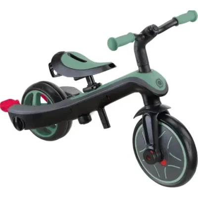 Globber Explorer 4in1 Trike Bisiklet, Zeytin Yeşili