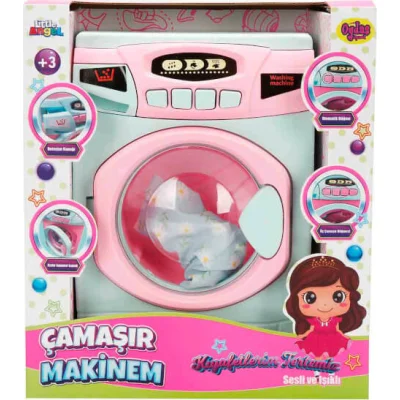 Oydaş Sesli ve Işıklı Pilli Çamaşır Makinesi