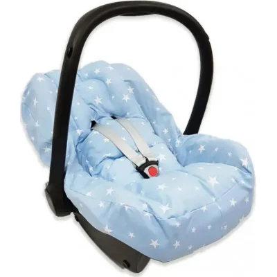 Sevi Bebe Bel Destekli Ana Kucağı Örtüsü, Mavi, Yıldız